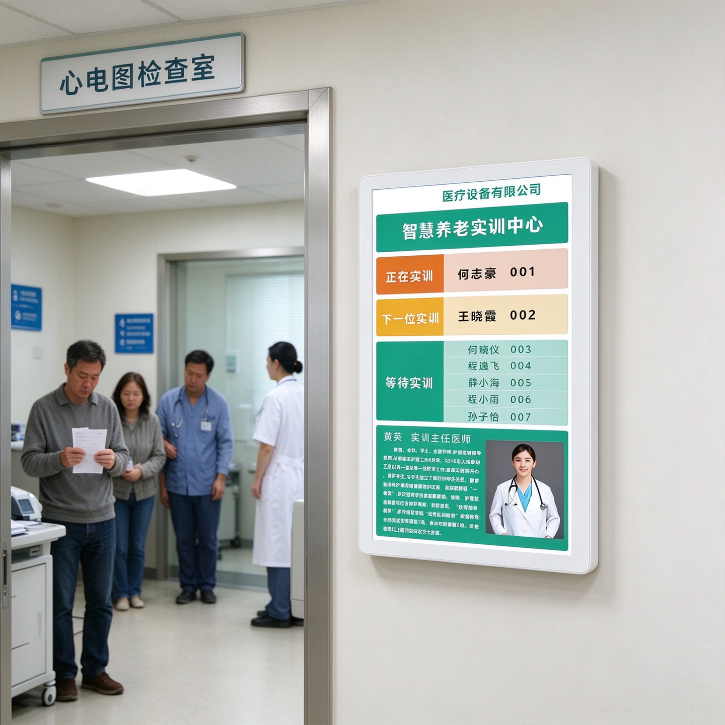 18.5寸二级分诊屏 2