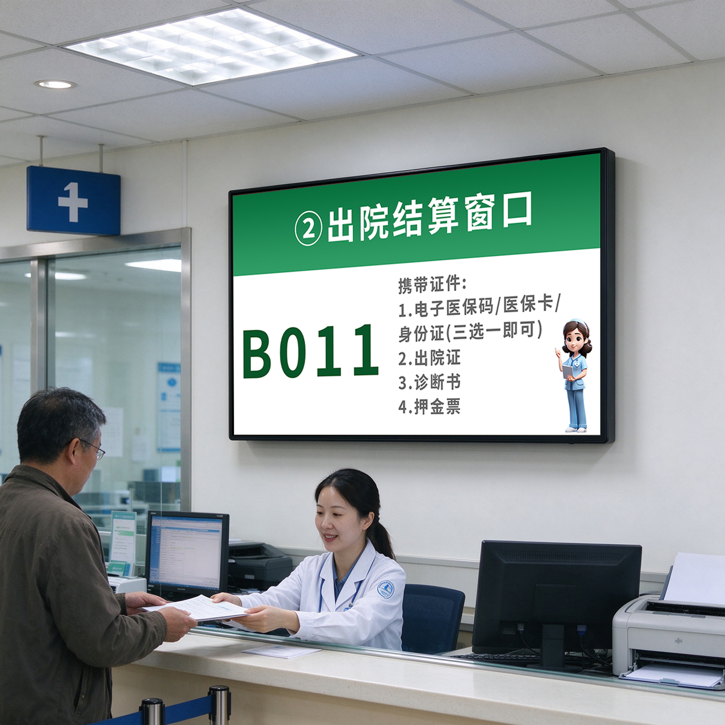 21.5寸二级分诊屏 3